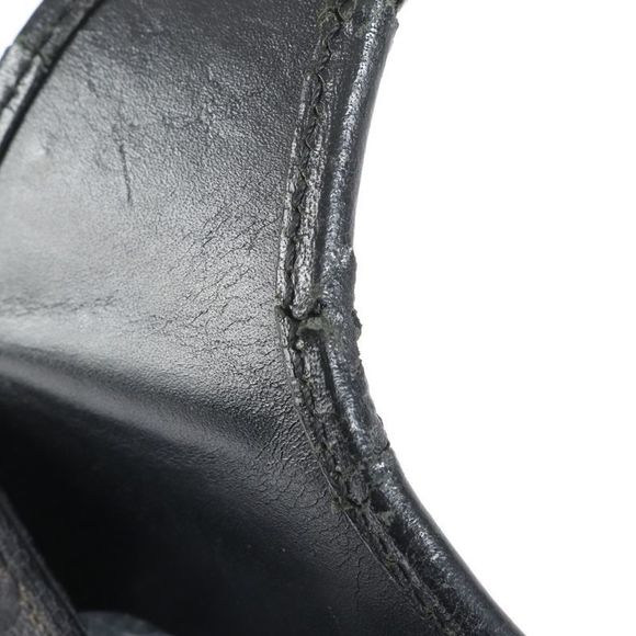 Gucci GG Canvas Jackie 002-1067 Leather Shoulder Bag Shoulder Hand Black - Picture 8 of 11